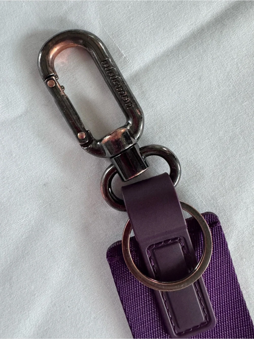 Lululemon Never Lost Keychain, Goodnight Plum / Pink Haze